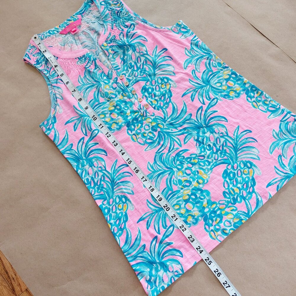 Lilly Pilitzer Hot Pink Tank Blouse Top Women's XS - Picture 5 of 8